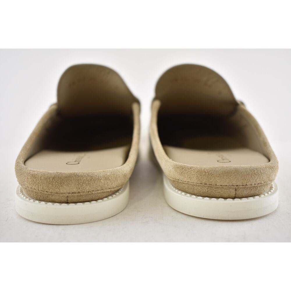 Dior Boy Mule Corde Beige Suede Leather Backless Slip On Logo Loafer Flat 42 - Picture 16 of 16